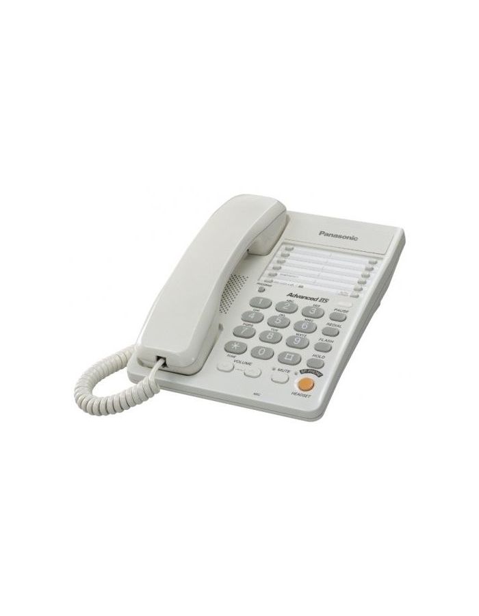 цена Телефон проводной Panasonic KX-TS2363RUW белый