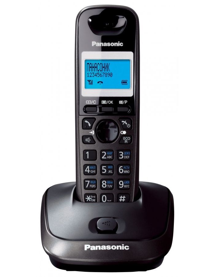 Радиотелефон Panasonic KX-TG2511RUT титан телефон dect panasonic kx tg2511rut