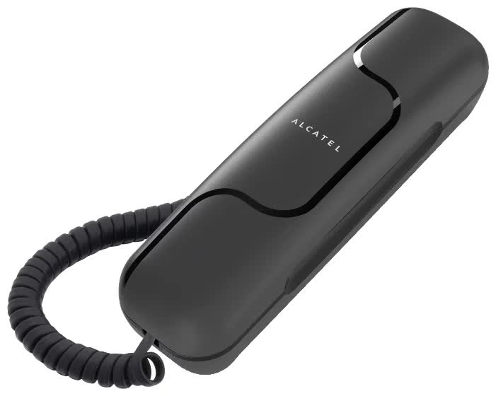 Телефон проводной Alcatel T06 black