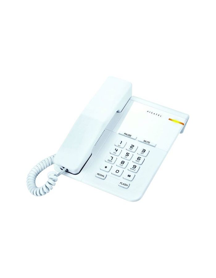 Телефон проводной Alcatel T22 White чехол для планшета alcatel 3t 8 3t 10 alcatel 1t 7 alcatel a3 10 1t 10