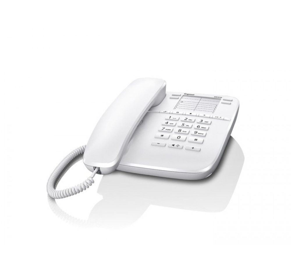 Телефон проводной GIGASET DA310 White от Kotofoto