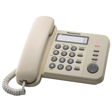Телефон проводной Panasonic KX-TS2352 RUJ - фото 1
