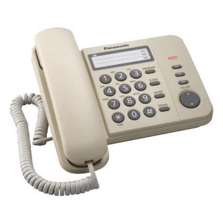 Телефон проводной Panasonic KX-TS2352 RUJ - фото 2