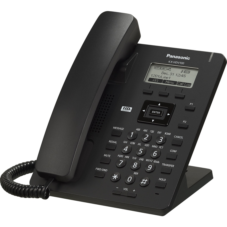 VoIP-телефон Panasonic KX-HDV100RUB черный