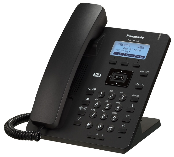 VoIP-телефон Panasonic KX-HDV130RUB черный