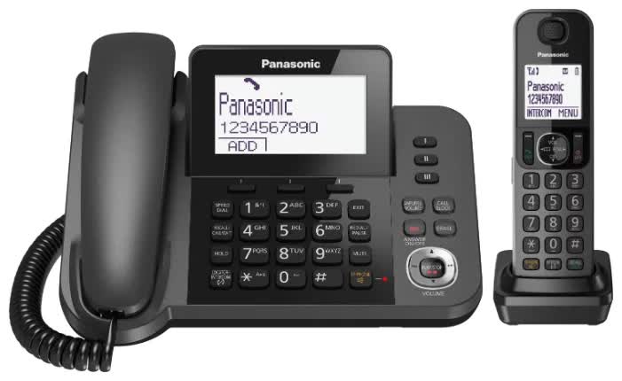 Радиотелефон Panasonic KX-TGF320RUM черный