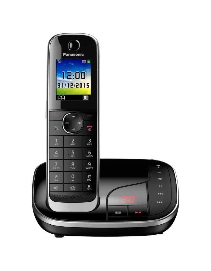 цена Радиотелефон Panasonic KX-TGJ320RUB черный