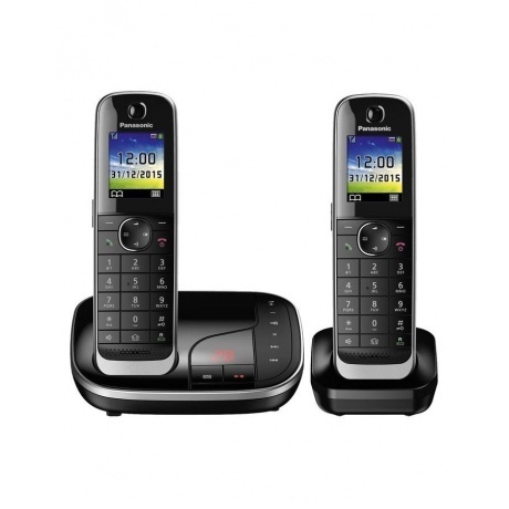 Радиотелефон Panasonic KX-TGJ322RUB черный - фото 2