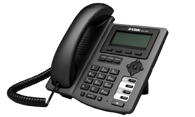 VoIP-телефон D-Link DPH-150S/F5B черный