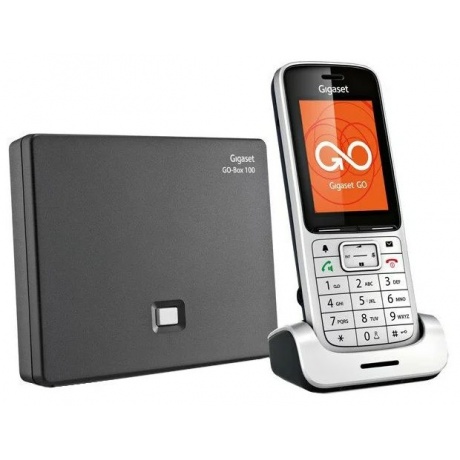 VoIP-телефон Gigaset SL450A GO серебристый - фото 1