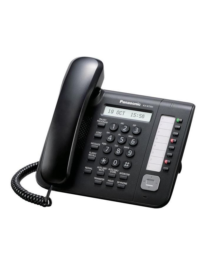 VoIP-телефон Panasonic KX-NT551RU-B черный