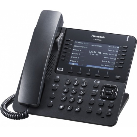 VoIP-телефон Panasonic KX-NT680RU-B черный - фото 3
