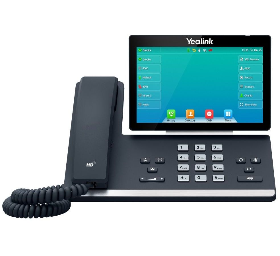 VoIP-телефон Yealink SIP-T57W серый телефон ip yealink sip t57w серый