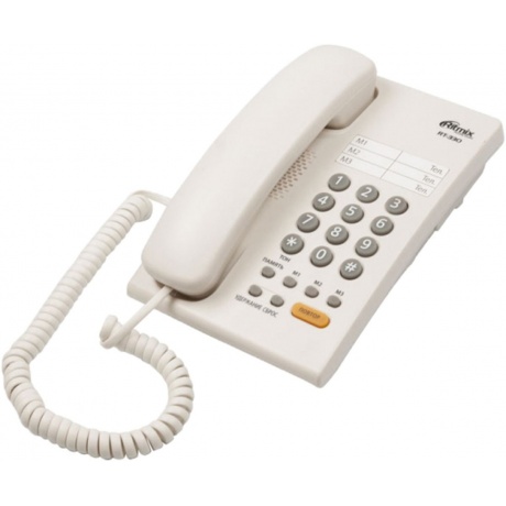 Телефон Ritmix RT-330 white - фото 2