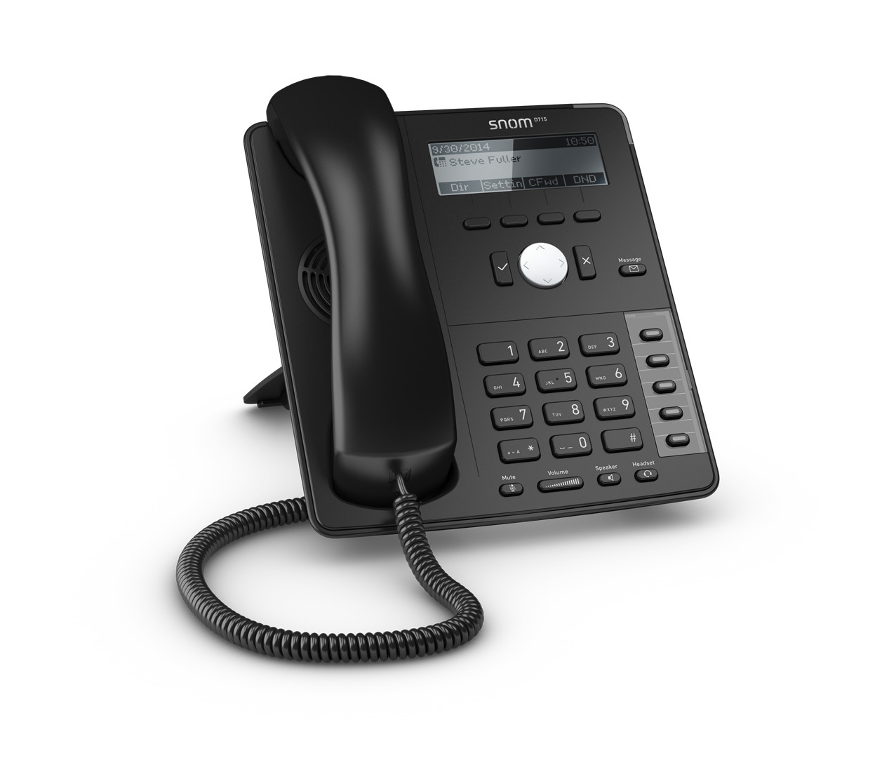 VoIP-телефон Snom Global D725 Black voip телефон snom d345