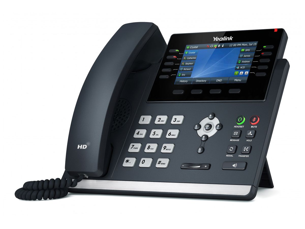 VoIP-телефон Yealink SIP-T46U voip оборудование yealink sip t30p