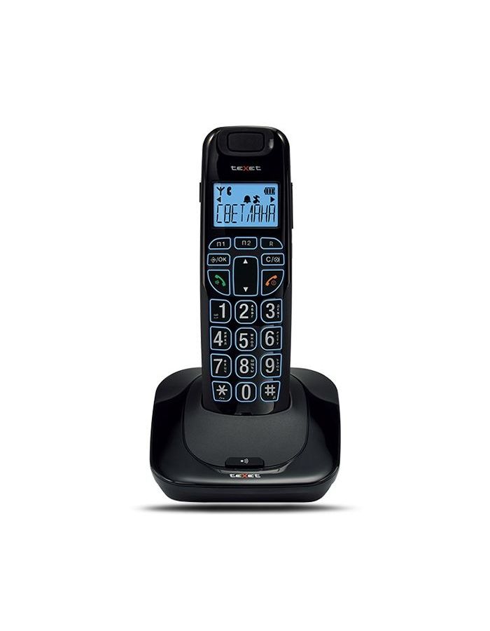 цена Радиотелефон teXet TX-D7505A Black