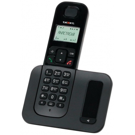 Радиотелефон teXet TX-D6605A Black - фото 2