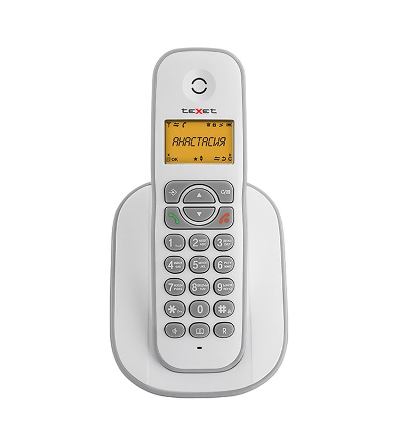 цена Радиотелефон teXet TX-D4505A White-Grey