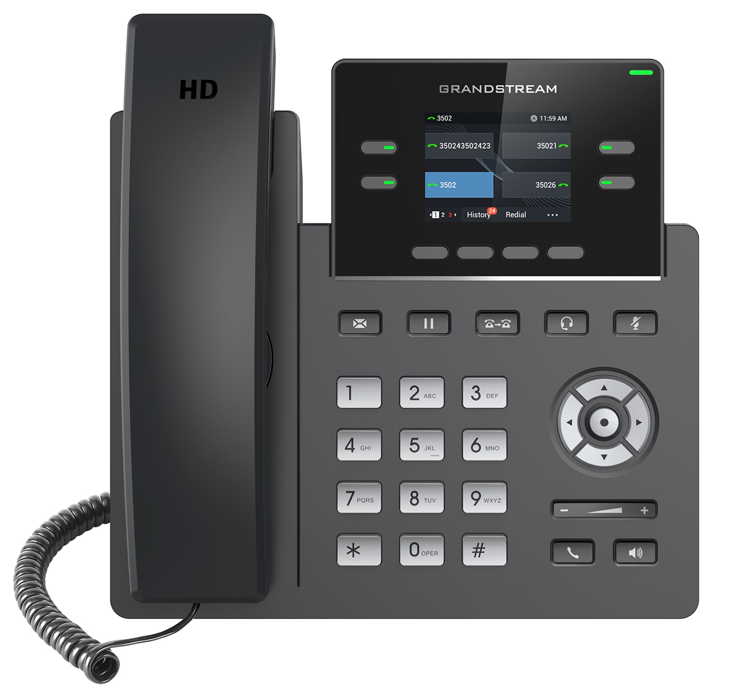 VoIP-телефон Grandstream GRP2612W voip телефон grandstream grp 2601p 2 линии 2 sip аккаунта poe grp 2601p