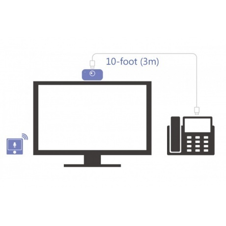 VoIP-телефон Yealink VP59 черный - фото 5