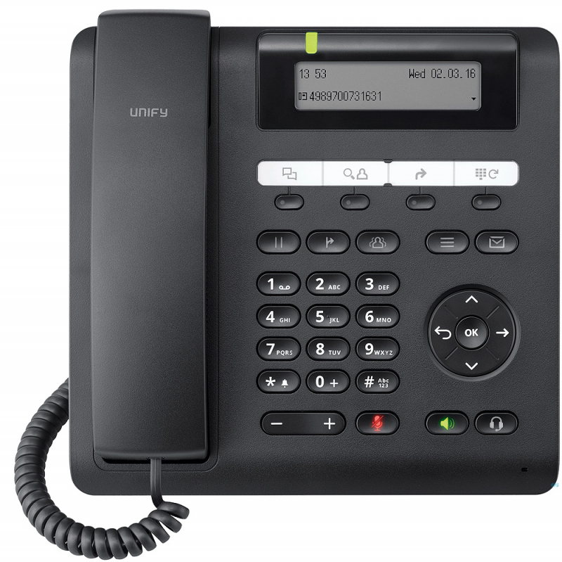 VoIP-телефон Unify OpenScape Desk Phone CP200T (L30250-F600-C435) черный