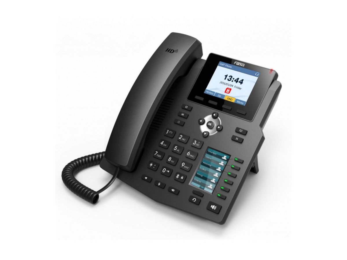 VoIP-телефон Fanvil X4U черный ip телефон fanvil x4u