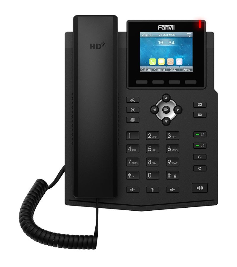 цена VoIP-телефон Fanvil X3SG черный