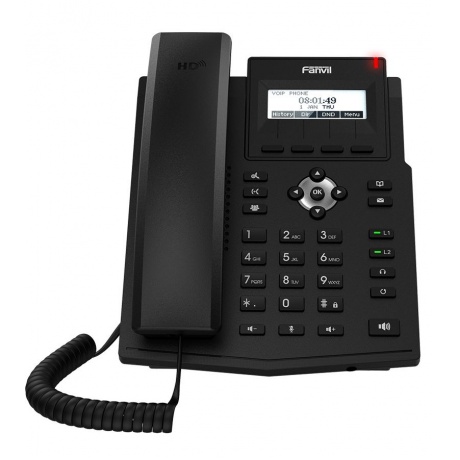 VoIP-телефон Fanvil X1S черный - фото 3