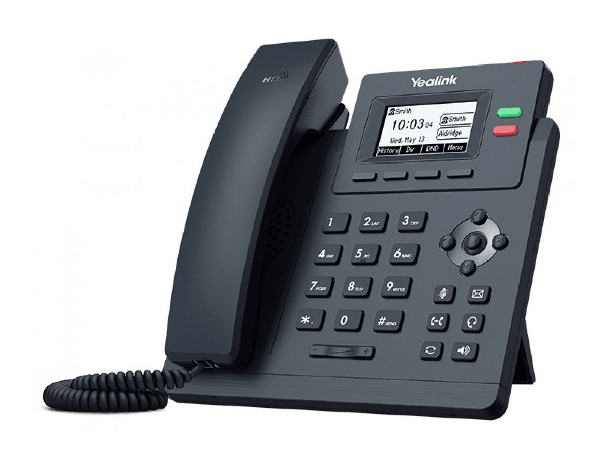 VoIP-телефон Yealink SIP-T31 телефон sip eltex vp 17p 2 аккаунта 2x1g жк дисплей poe