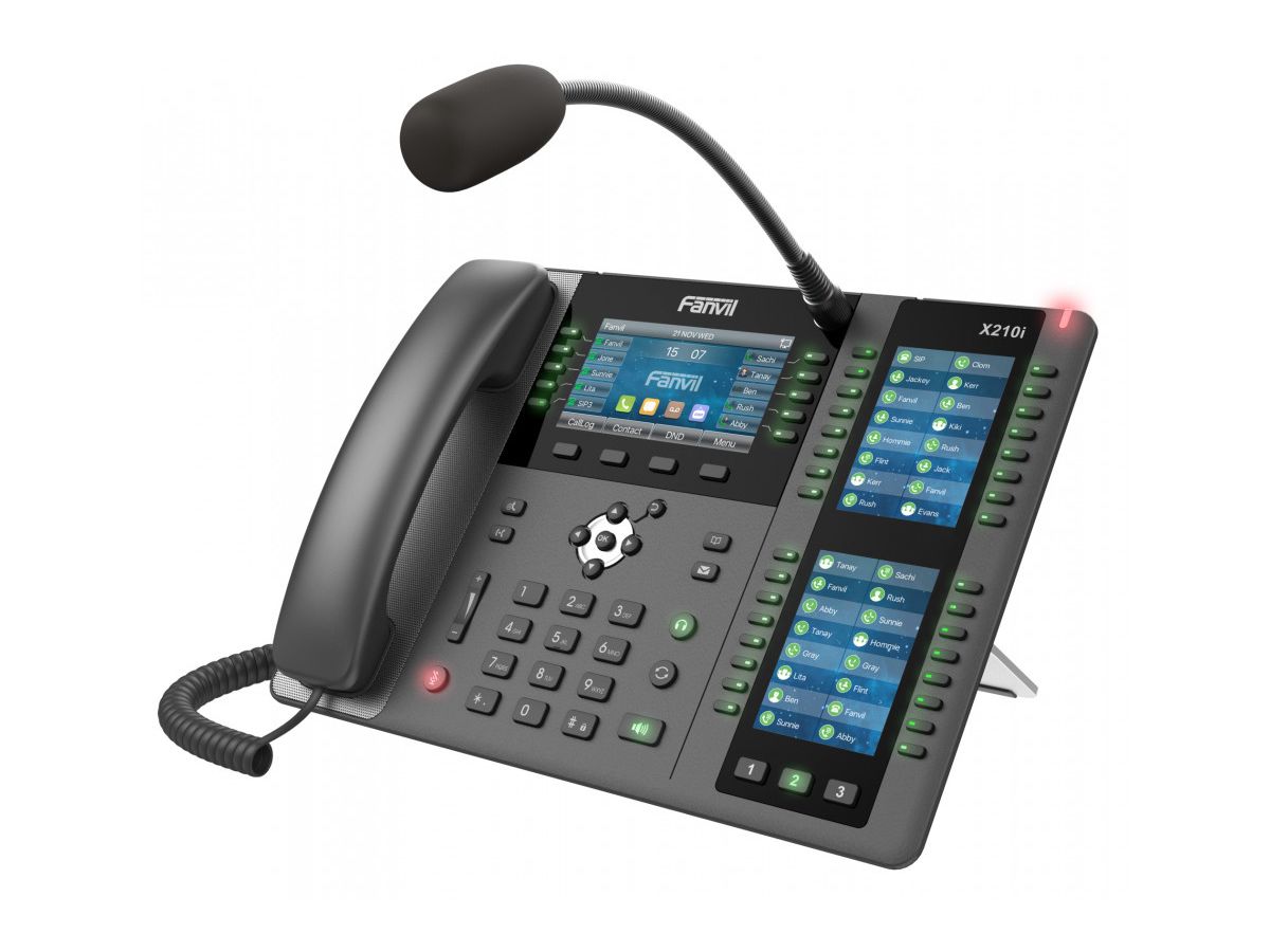цена VoIP-телефон Fanvil X210i черный