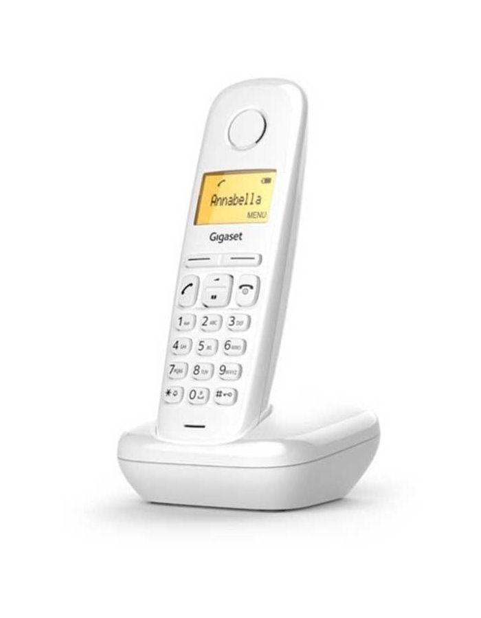 Радиотелефон Gigaset A170 White телефон gigaset da210 белый
