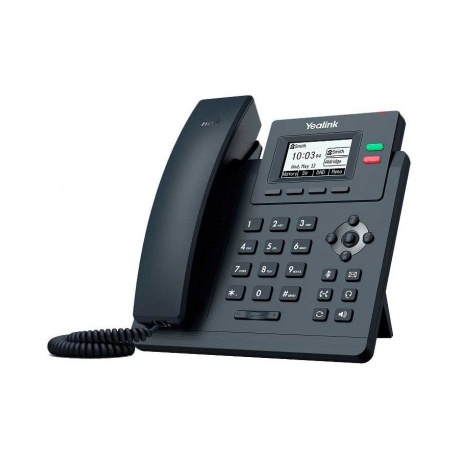 VoIP-телефон Yealink SIP-T31P without PSU черный - фото 1