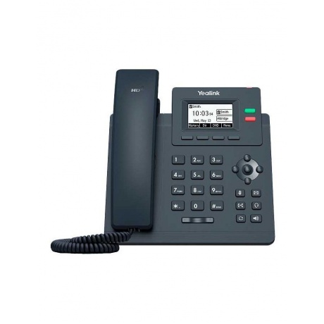 VoIP-телефон Yealink SIP-T31P without PSU черный - фото 2