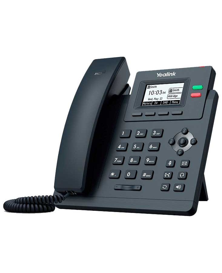 VoIP-телефон Yealink SIP-T31P without PSU черный voip телефон yealink sip t31p 2 sip аккаунта poe sip t31p without psu