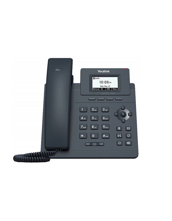 VoIP-телефон Yealink SIP-T30P without PSU черный voip телефон yealink sip t31p 2 sip аккаунта poe sip t31p without psu