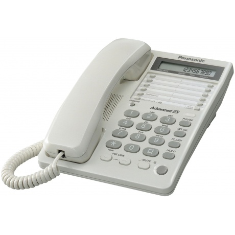 Телефон проводной Panasonic KX-TS2362RUW белый уцененный (гарантия 14 дней) - фото 1