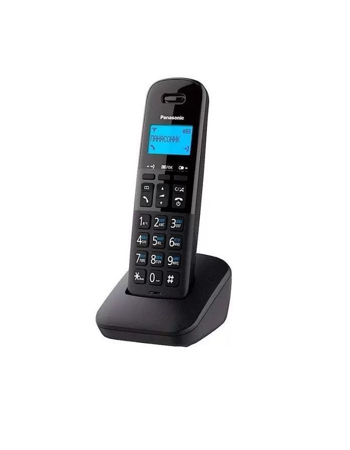Радиотелефон Panasonic KX-TGB610RUB черный пульт huayu для panasonic rm l1268 с кнопкой netflix для lcd tv