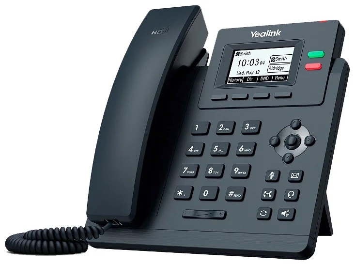Телефон Yealink SIP-T31, SIP-телефон, 2 аккаунта