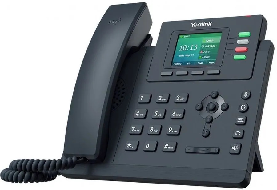 Телефон Yealink SIP-T33G SIP-телефон, 4 аккаунта, цветной экран, PoE, GigE