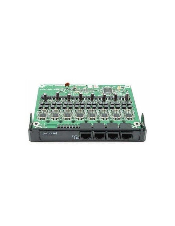 Плата Panasonic KX-NS5174X 16-ти внутренних аналоговых линий (MCSLC16) для NS500 плата panasonic kx ns0180x 2 co и 2 х внутренних аналоговых линий