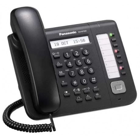 Телефон проводной Panasonic KX-NT551RU IP - фото 1