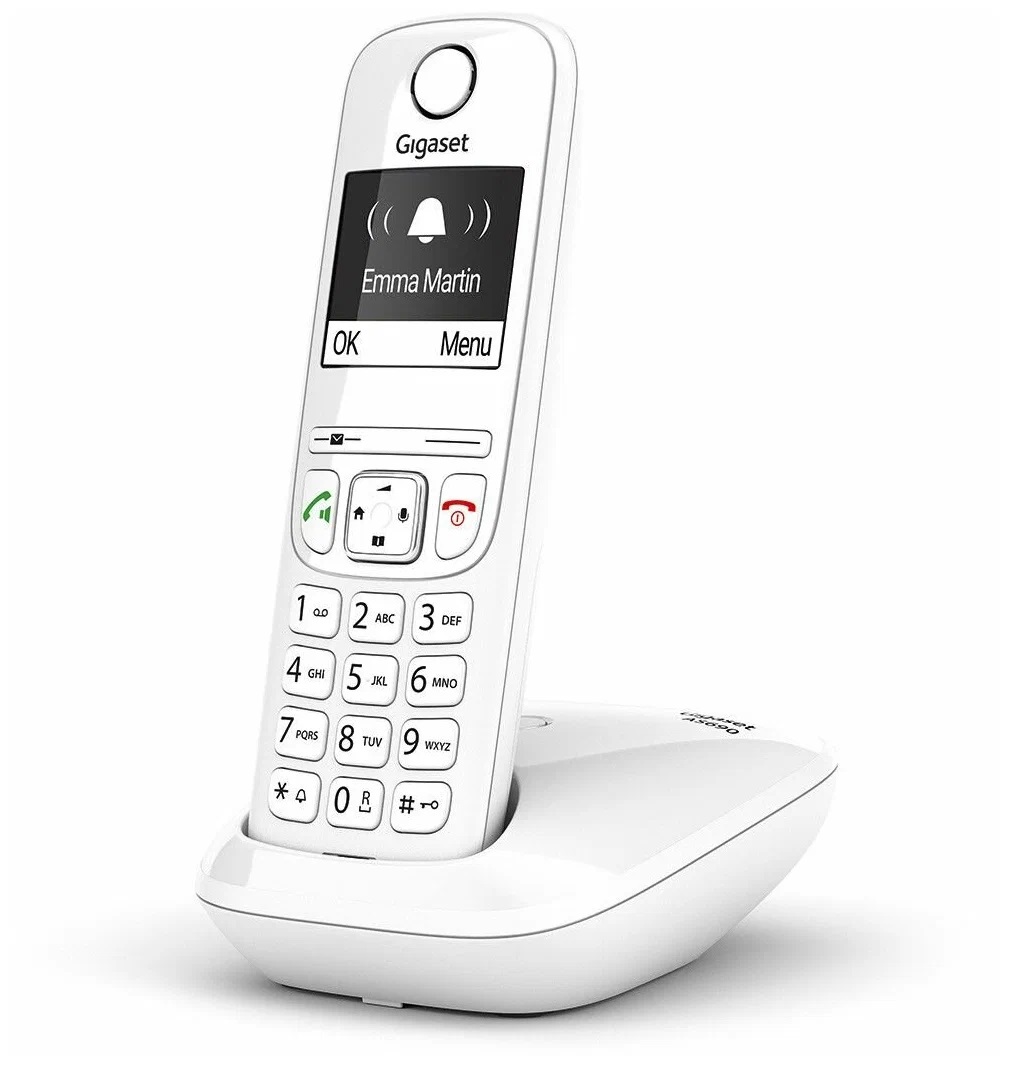 Радиотелефон Gigaset AS690 Rus белый (S30852-H2816-S302)
