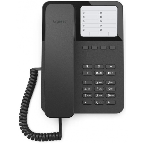 Радиотелефон Gigaset Desk 400 Rus черный (S30054-H6538-S301) - фото 1