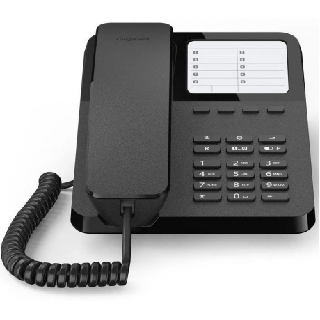 Радиотелефон Gigaset Desk 400 Rus черный (S30054-H6538-S301) - фото 2