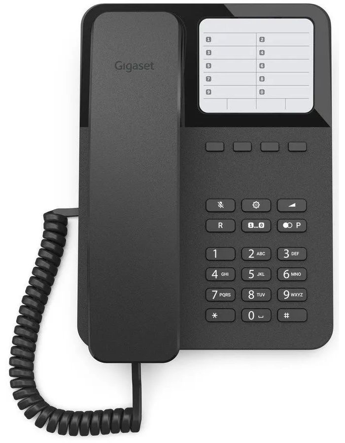 Радиотелефон Gigaset Desk 400 Rus черный (S30054-H6538-S301) gigaset [l36852 h2812 s301] a270 duo rus