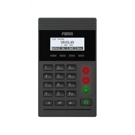 Телефон IP Fanvil X2C черный - фото 3