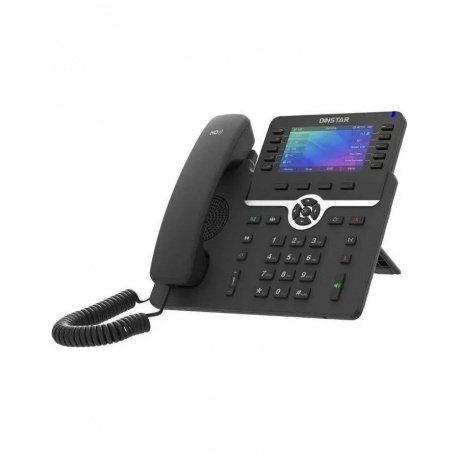 Телефон IP Dinstar C66GP черный - фото 1