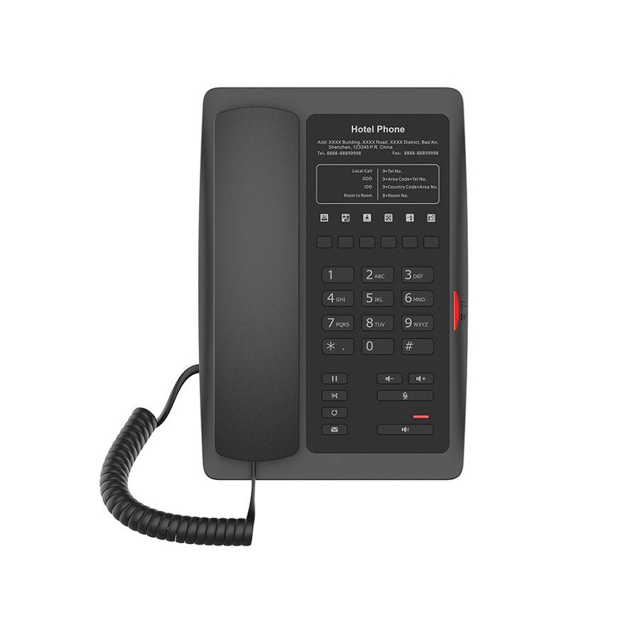 Телефон IP Fanvil H3 черный телефон ip для отелей fanvil h3 2 sip аккаунта 2x10 100 1000mbps