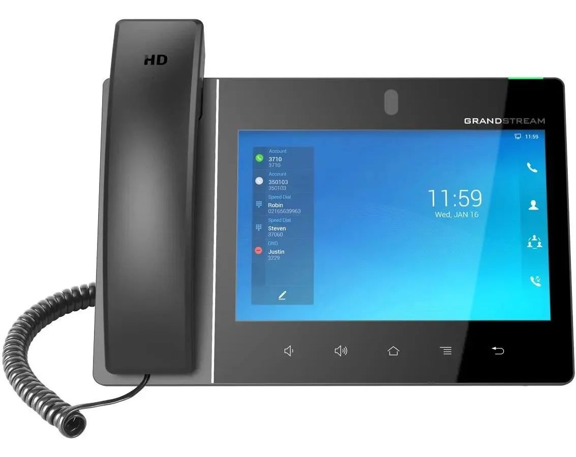 Телефон IP Grandstream GXV3480 черный (GXV-3480)
